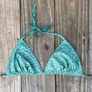 Magic tail mermaid bikini top, mint green